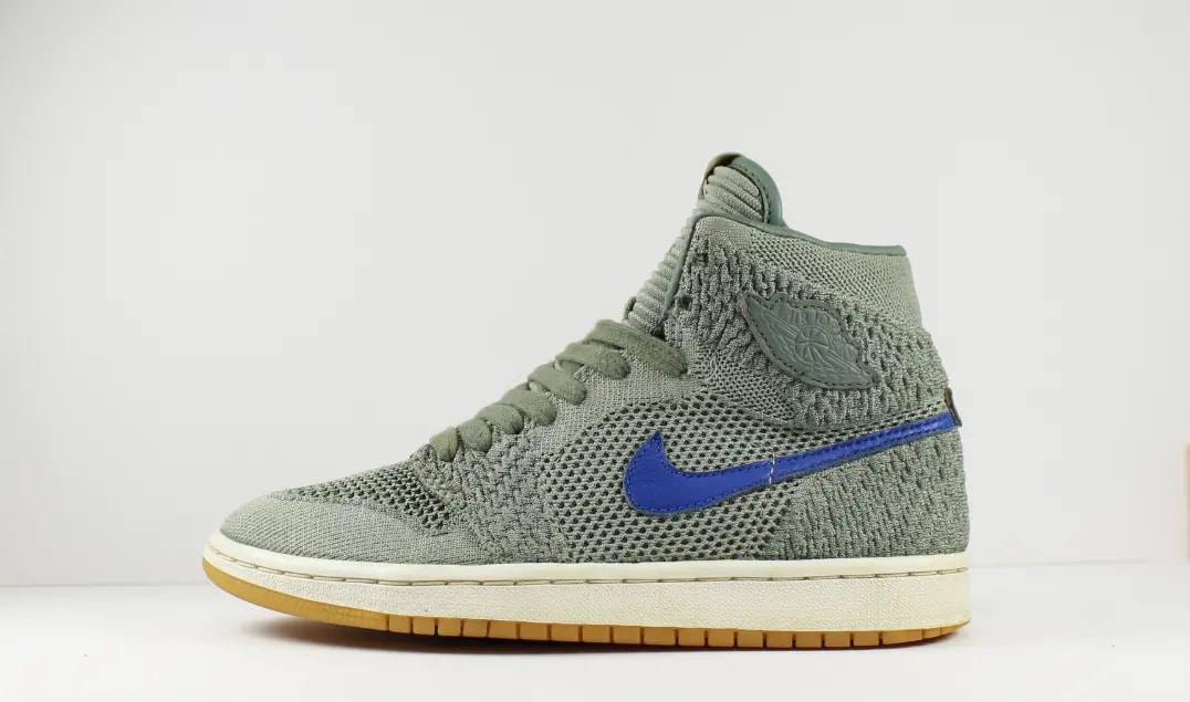 Giày Nike Air Jordan 1 Retro High Flyknit 'Clay Green' 919702-333 — ảnh 2