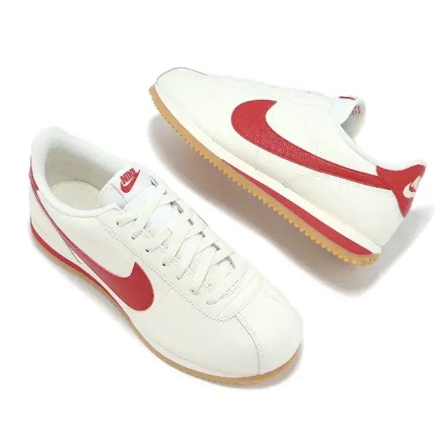 Giày Nike Cortez Leather 'Sail University Red Gum' DM4044-110 — ảnh 2