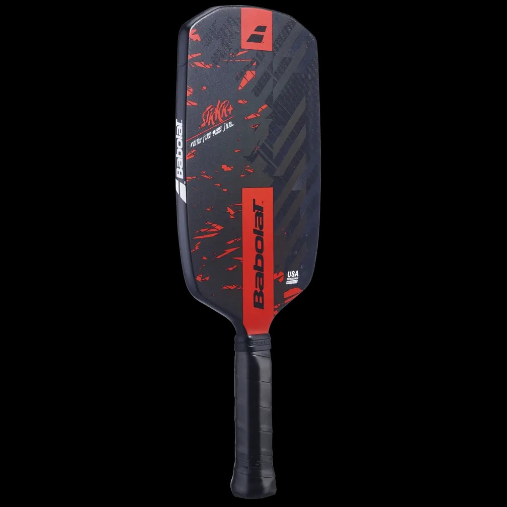 Vợt Pickleball Babolat STRKR+ 2025 13mm 'Black Red' — ảnh 3