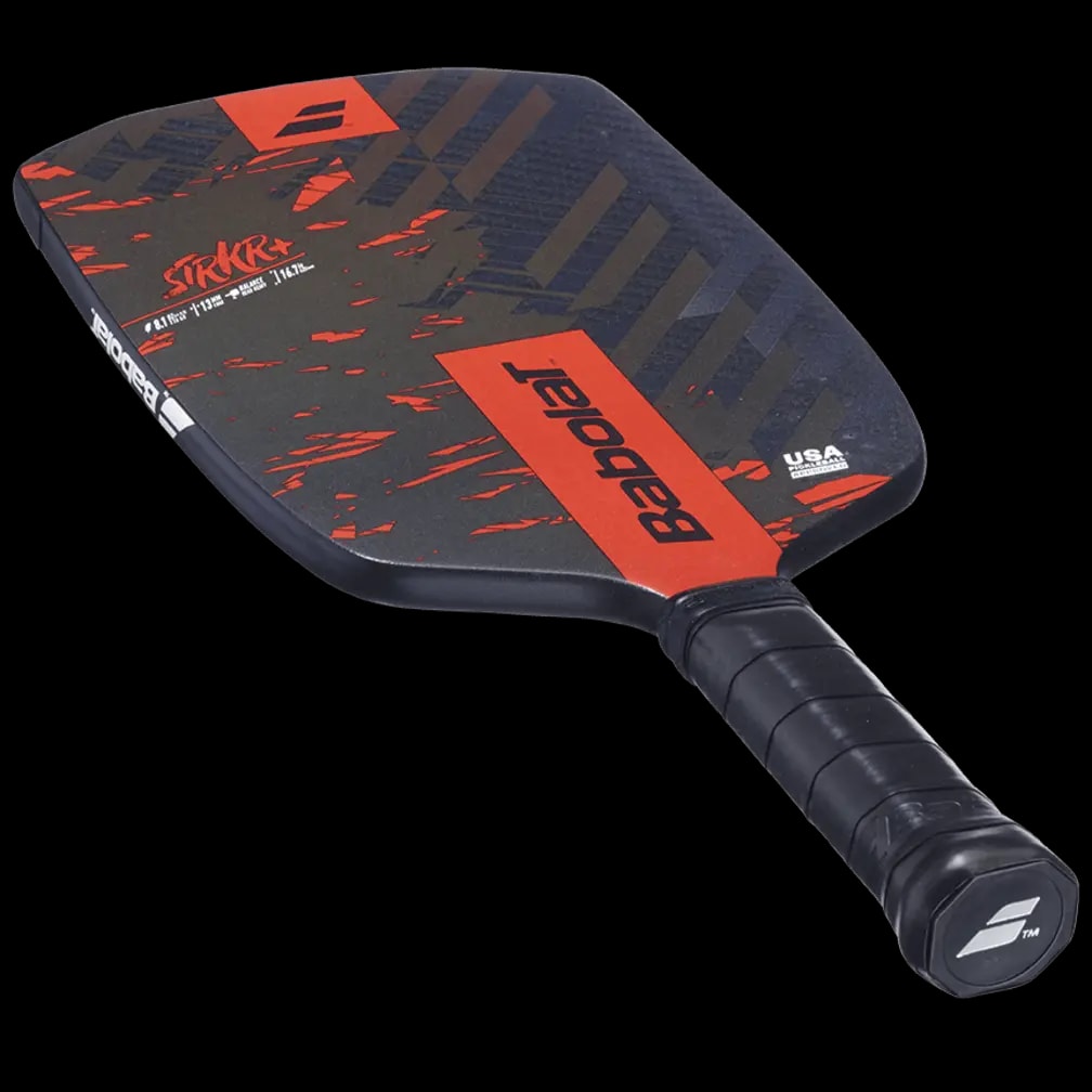 Vợt Pickleball Babolat STRKR+ 2025 13mm 'Black Red' — ảnh 4