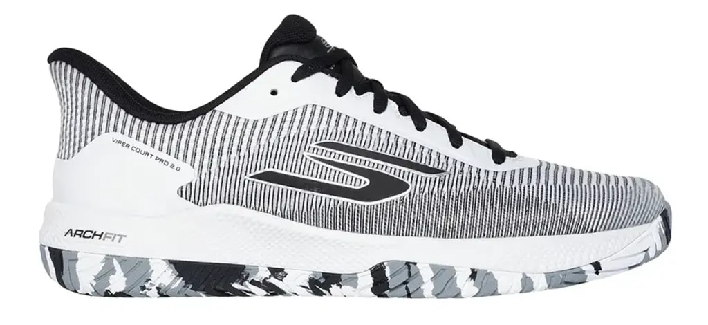Giày Skechers Viper Court Pro 2.0 'White' 246109-WBK — kich-thuoc: 41