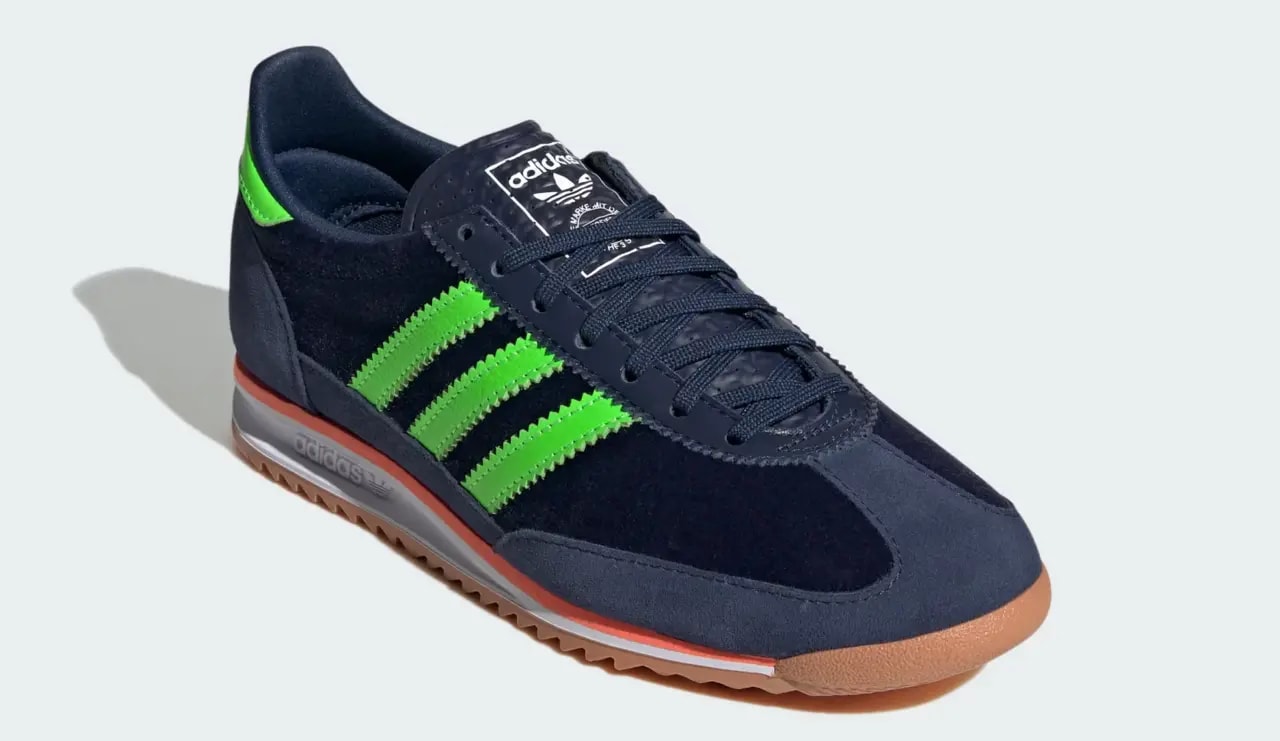 Giày Adidas SL 72 OG 'Night Indigo Solar Green' JI0193 — ảnh 2