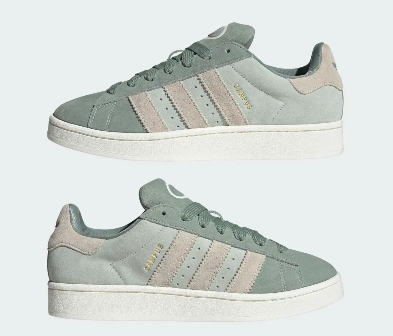 Giày Adidas Originals Campus 00s 'Silver Green' JI3174 — ảnh 2