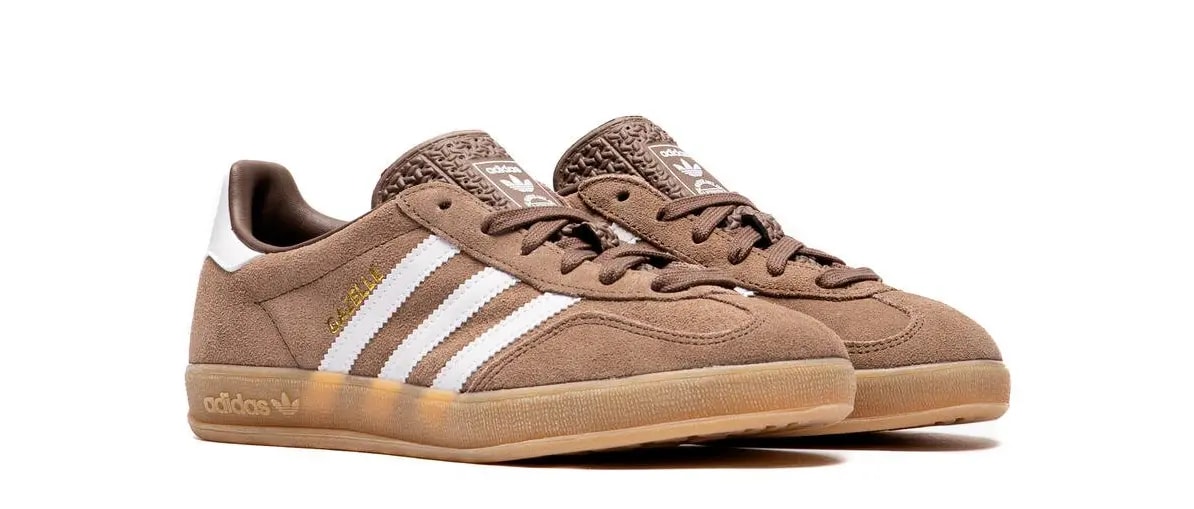 Giày Adidas Gazelle Indoor 'White Gold Metallic' JQ0175 — ảnh 2