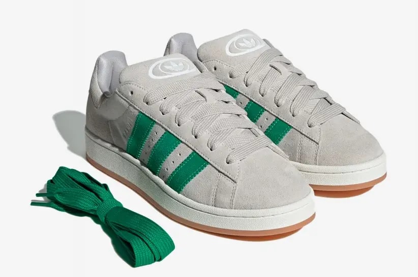 Giày Adidas Campus 00s 'Grey Green' JI3167 — ảnh 2