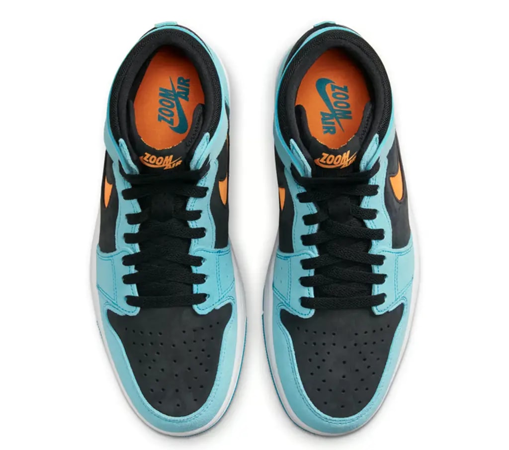 Giày Nike Air Jordan 1 High Zoom Comfort 2 ‘Bleached Aqua Citrus’ DV1307-408 — ảnh 2