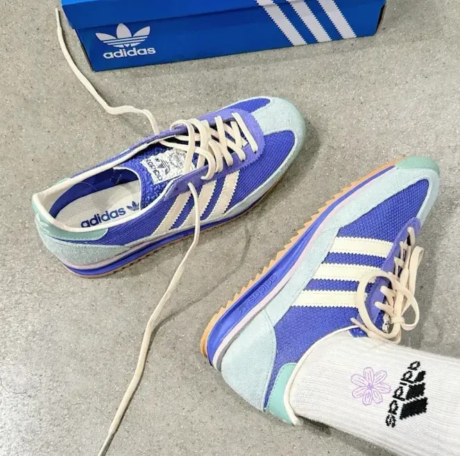 Giày Adidas SL 72 OG 'Semi Cobalt Blue Cream White' IH0290 — ảnh 3
