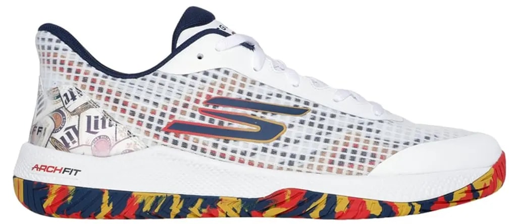 Giày Skechers Lite Viper Court Pro LE x Miller 'White' 246119-WMLT — kich-thuoc: 41