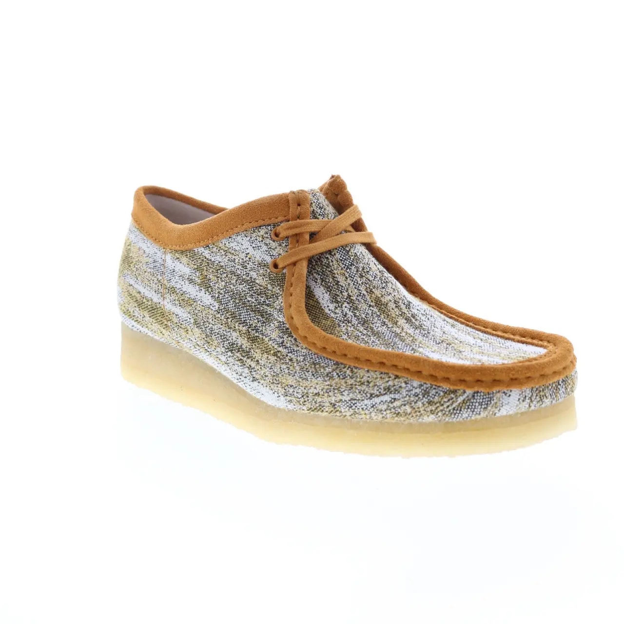 Giày Clarks Originals Wallabee 'Sand Natural Fabric' 26159548 — ảnh 5