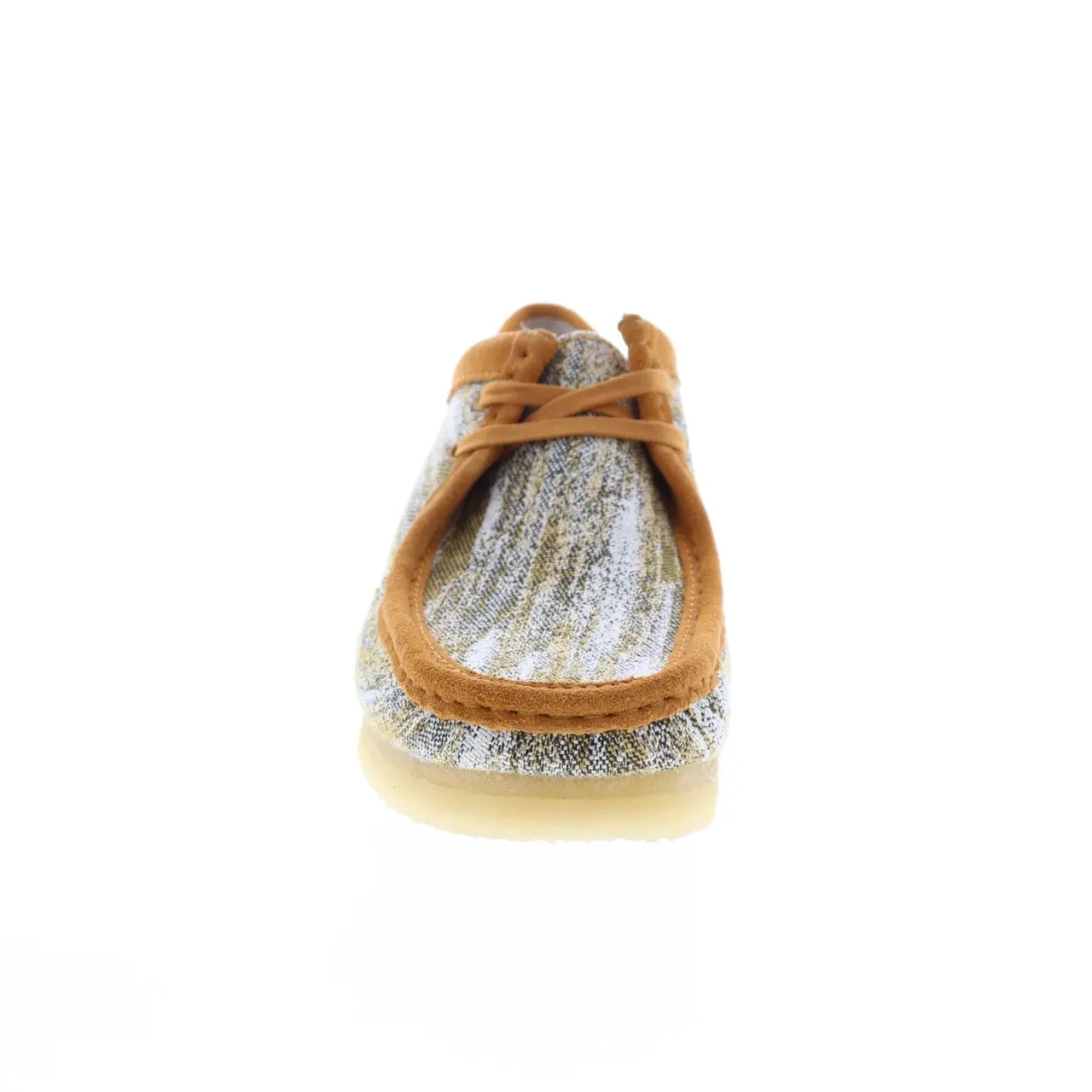 Giày Clarks Originals Wallabee 'Sand Natural Fabric' 26159548 — ảnh 4