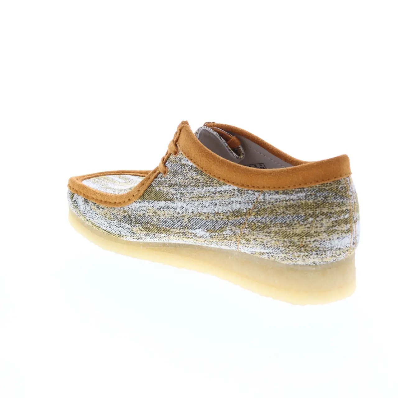 Giày Clarks Originals Wallabee 'Sand Natural Fabric' 26159548 — ảnh 2