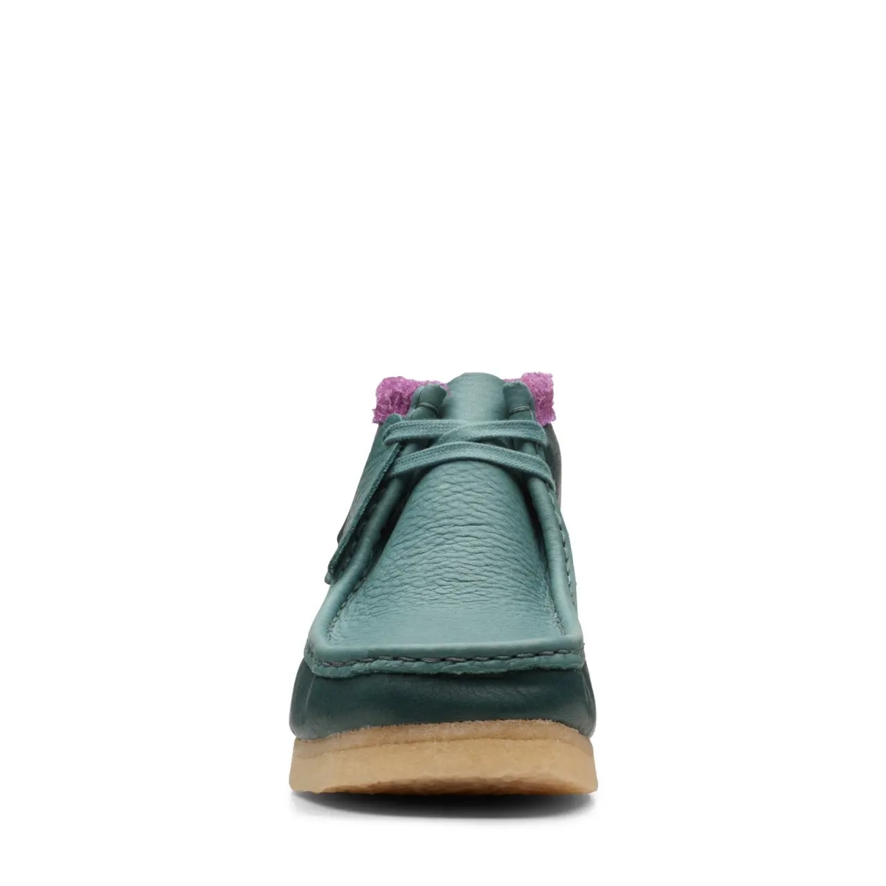 Giày Clarks Originals Wallabee Boot 'Green Combination' 26168831 — ảnh 4