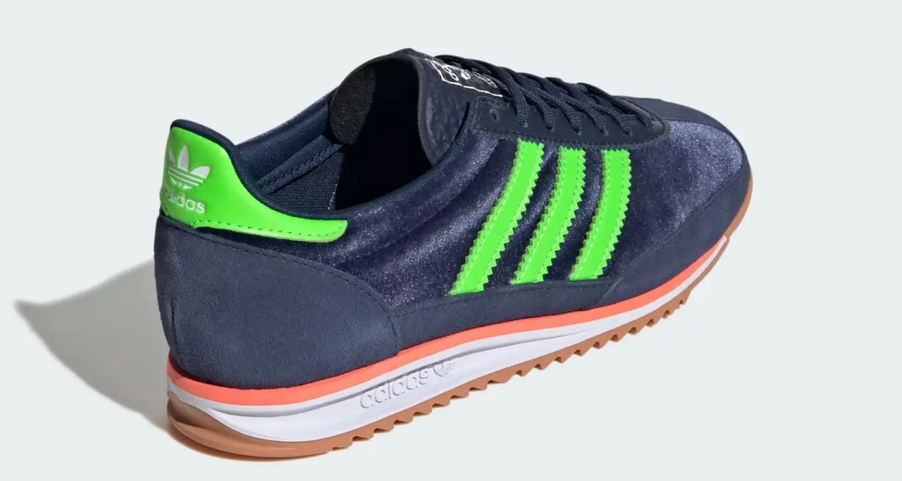 Giày Adidas SL 72 OG 'Night Indigo Solar Green' JI0193 — ảnh 3