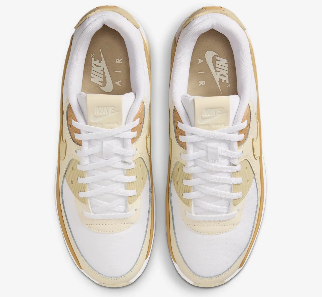 Giày Nike Air Max 90 LV8 ‘White Club Gold’ FD4328-112 — ảnh 3
