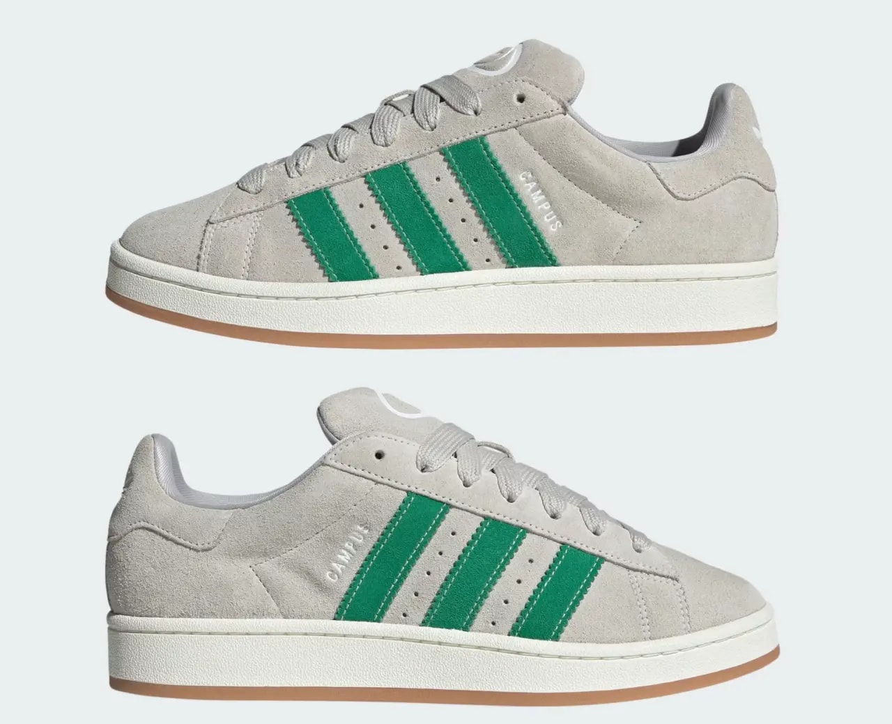 Giày Adidas Campus 00s 'Grey Green' JI3167 — ảnh 3