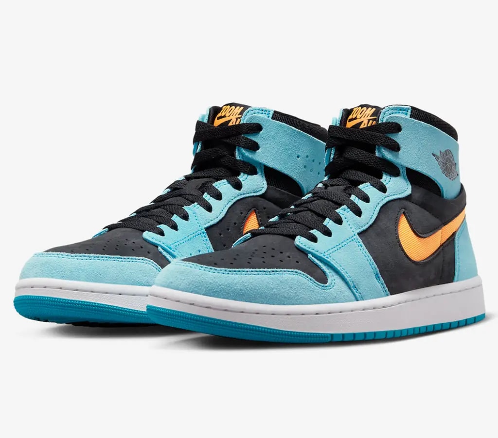 Giày Nike Air Jordan 1 High Zoom Comfort 2 ‘Bleached Aqua Citrus’ DV1307-408 — ảnh 3
