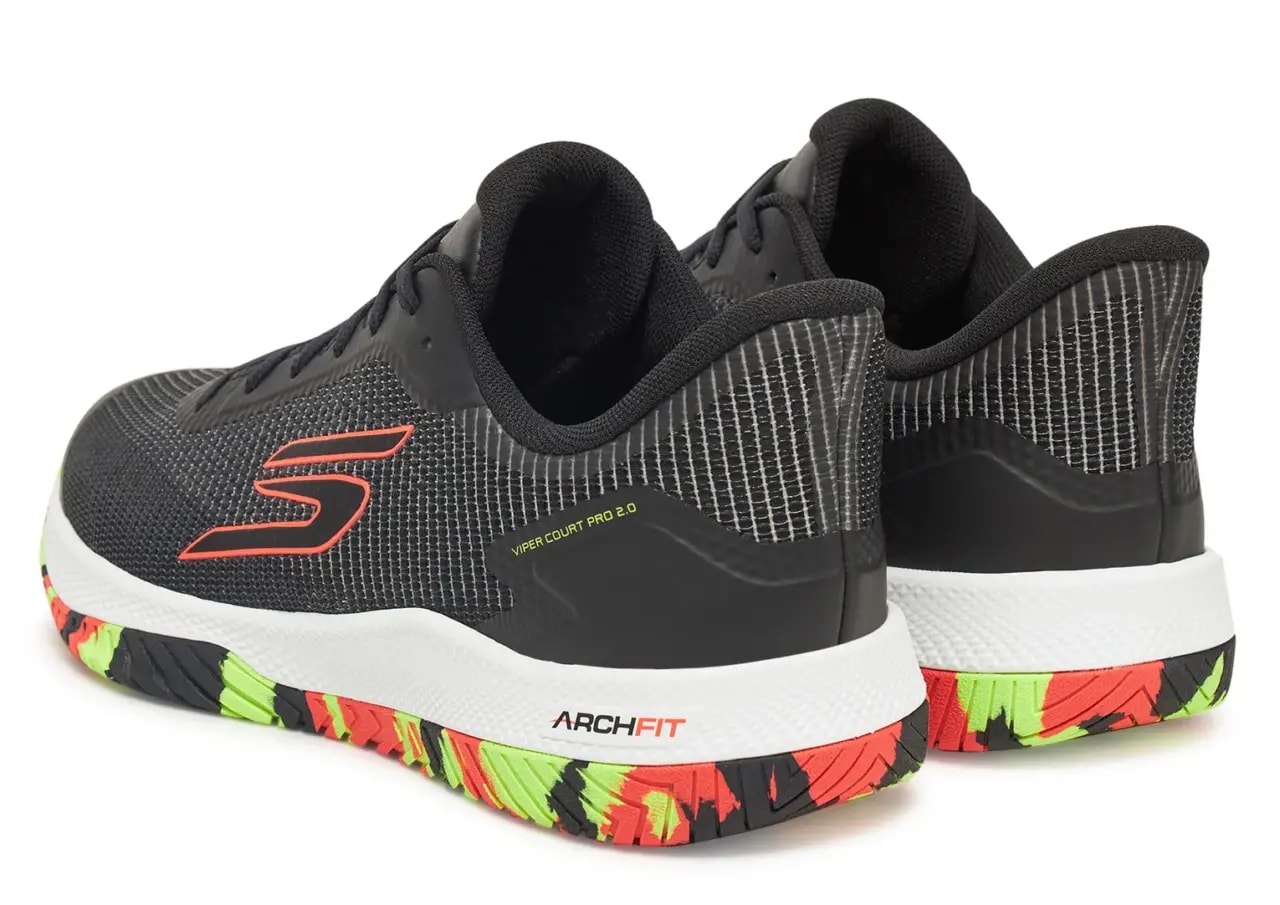 Giày Skechers Viper Court Pro 2.0 'Black' 246109C-BKMT — ảnh 5