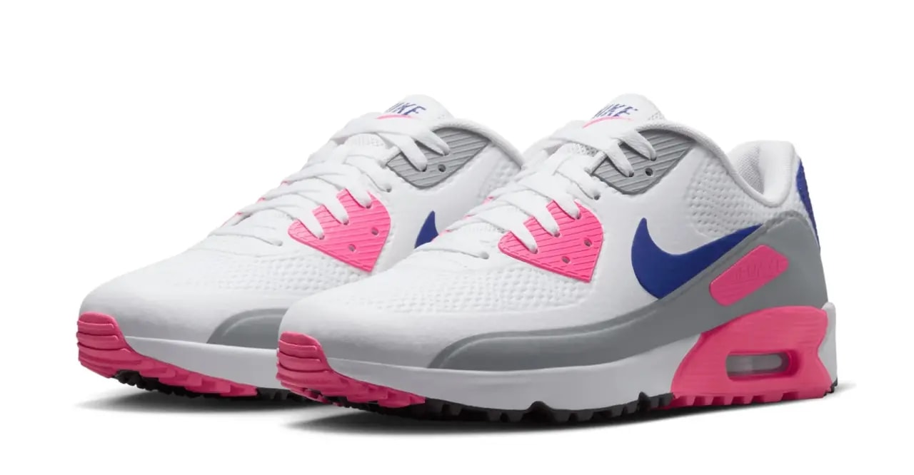 Giày Nike Air Max 90 G 'White Laser Pink' HV9305-101 — ảnh 3