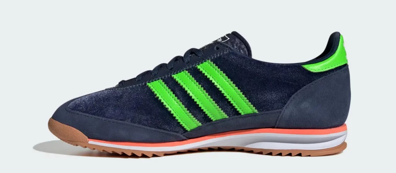 Giày Adidas SL 72 OG 'Night Indigo Solar Green' JI0193 — ảnh 4