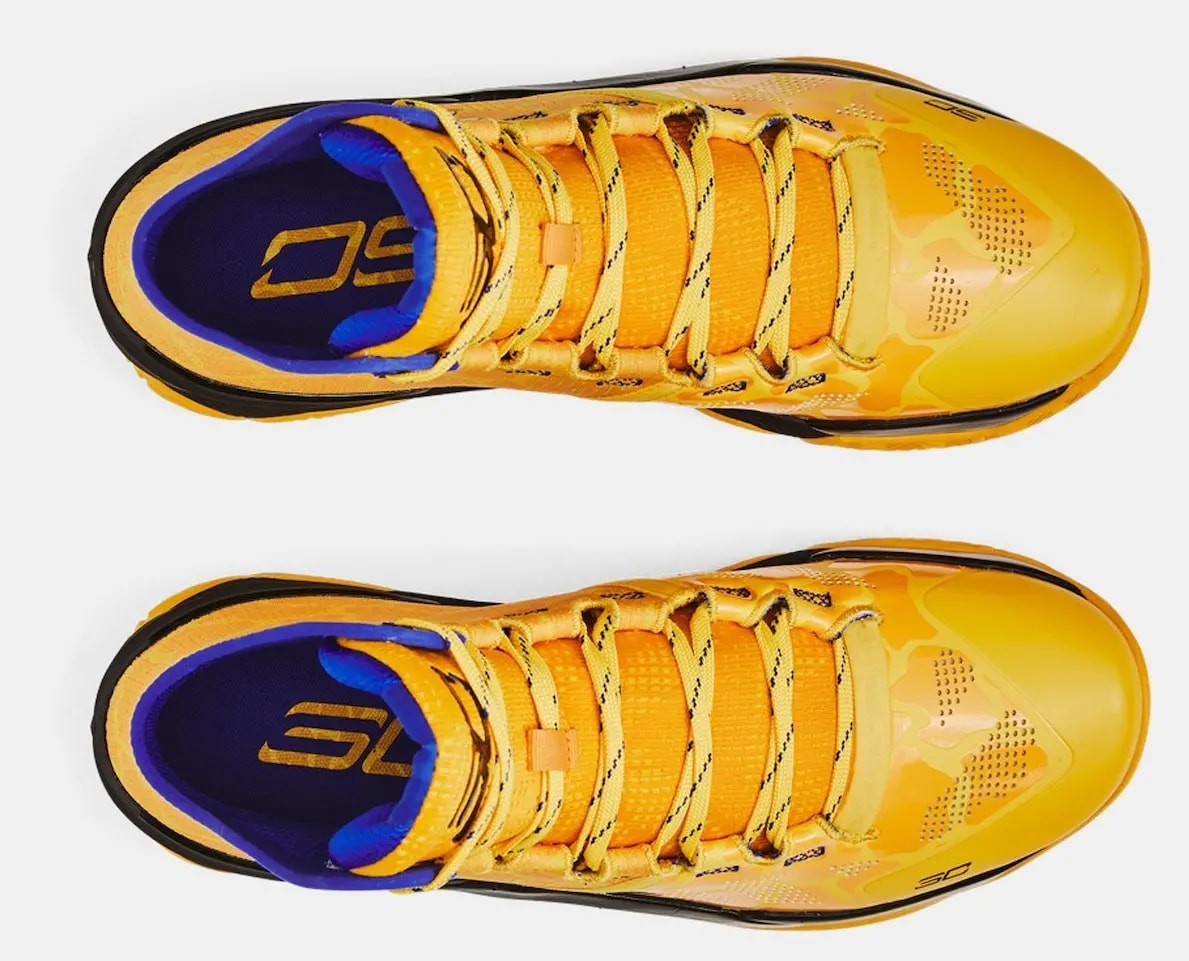 Giày Under Armour Curry2 ‘Gold Taxi’ 3026281-700 — ảnh 4