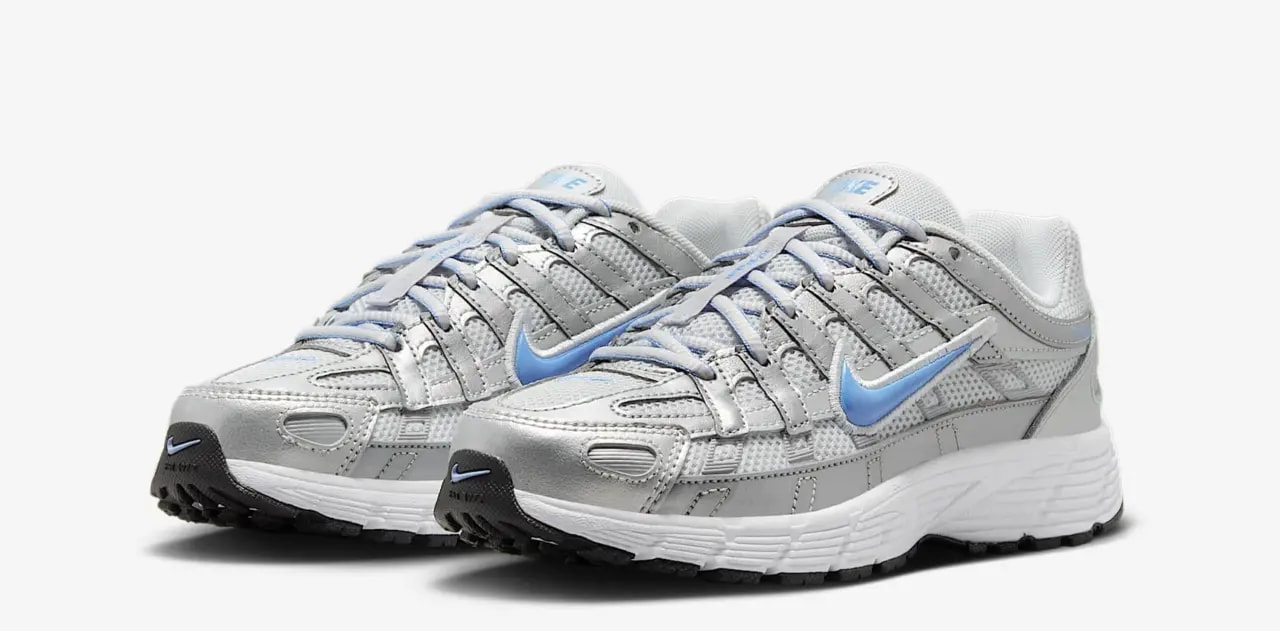 Giày Nike P-6000 GS 'Metallic Silver University Blue' HV5064-007 — ảnh 4