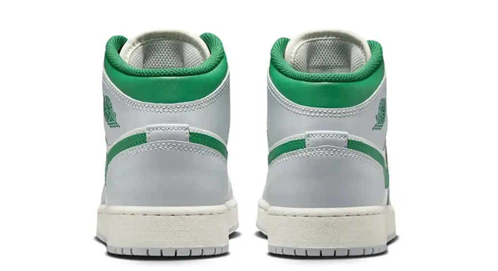 Giày Nike Air Jordan 1 Mid 'White Pure Platinum Green' DQ8423-142 — ảnh 5