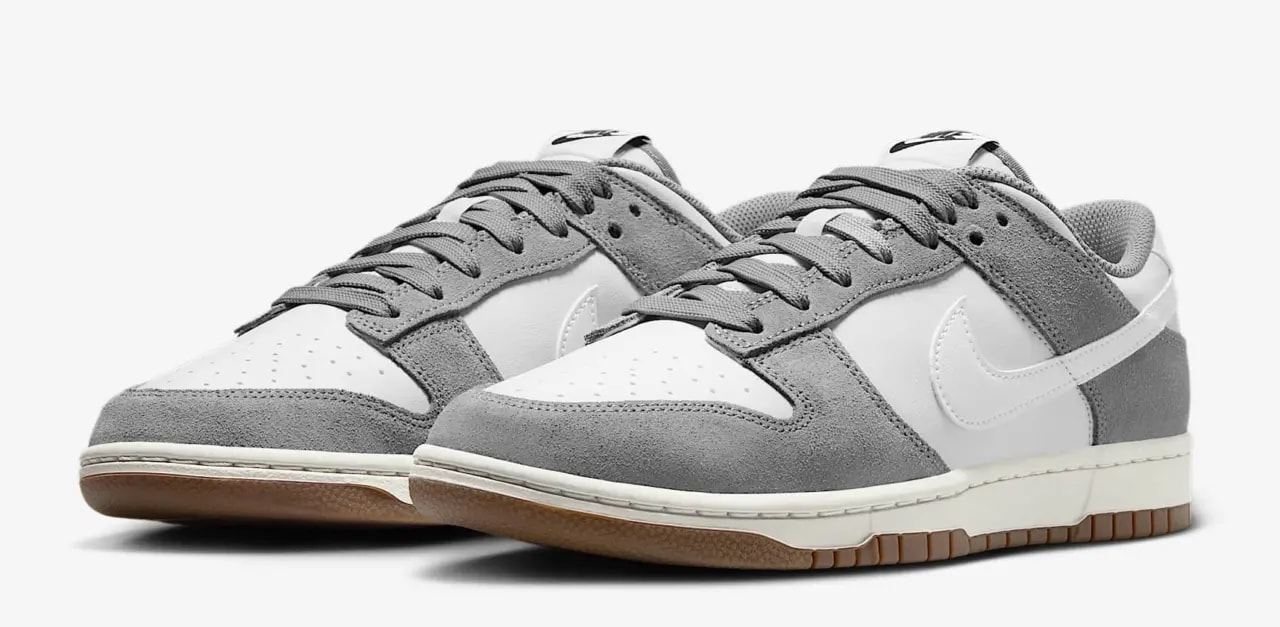 Giày Nike Dunk Low ‘Grey Suede’ IB6399-001 — ảnh 4