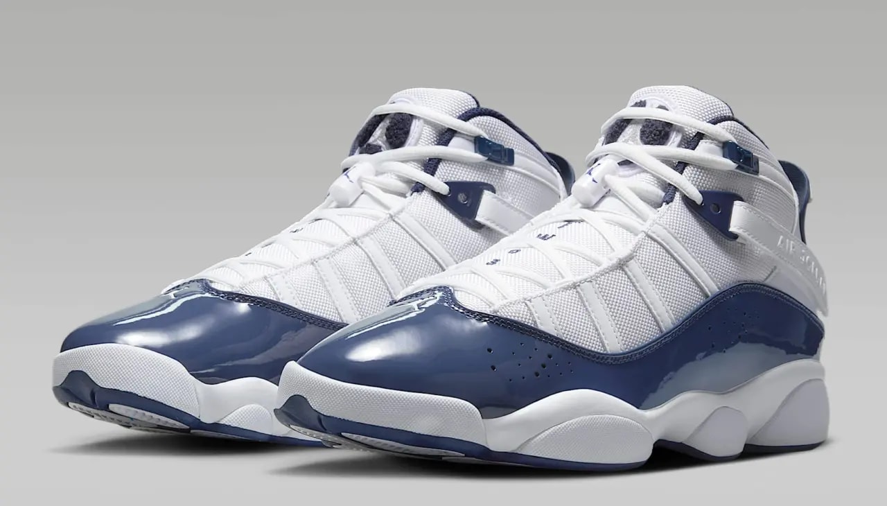 Giày Jordan 6 Rings 'White Midnight Navy' 322992-124 — ảnh 3