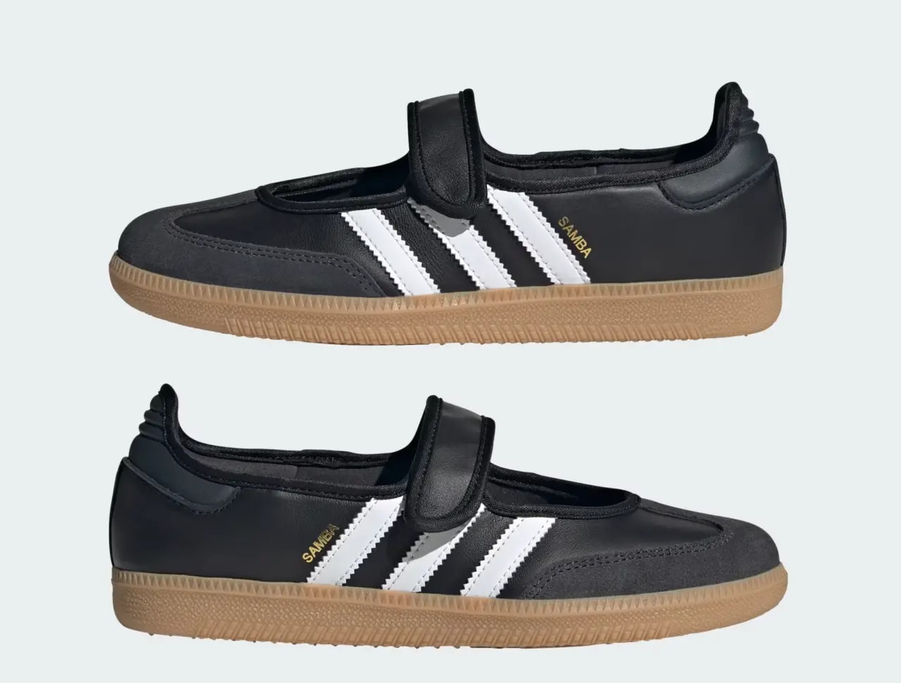 Giày Adidas Samba Jane 'Black White Gum' JQ6445 — ảnh 4
