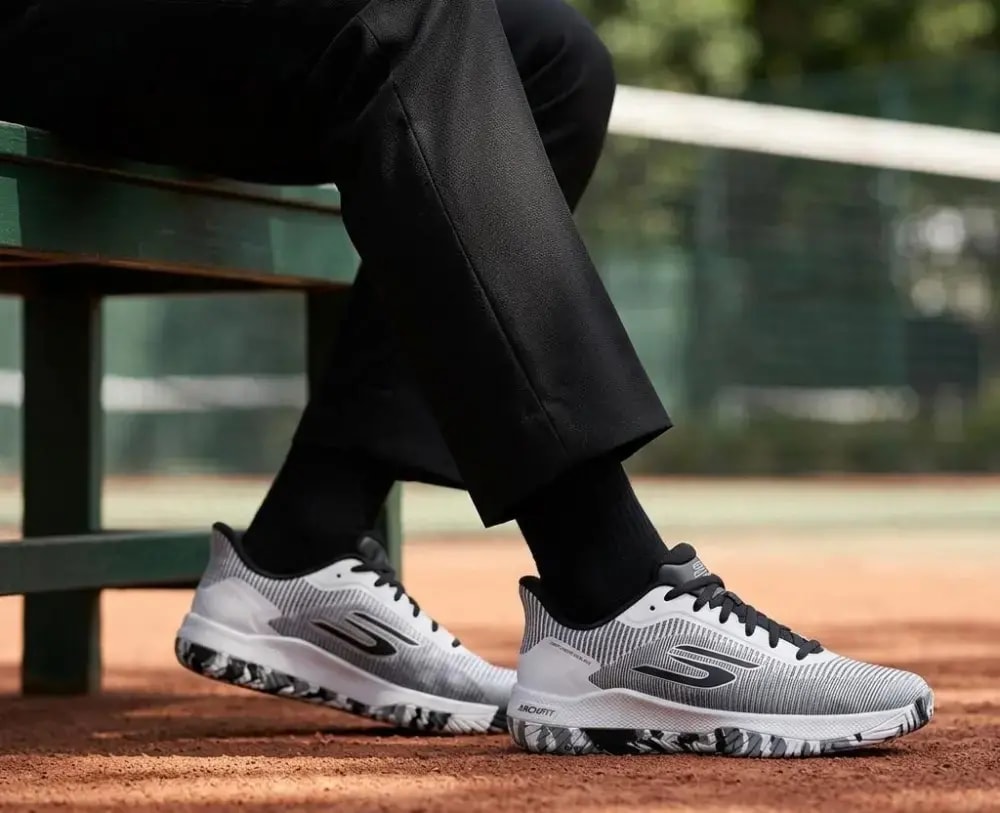 Giày Skechers Viper Court Pro 2.0 'White' 246109-WBK — ảnh 5