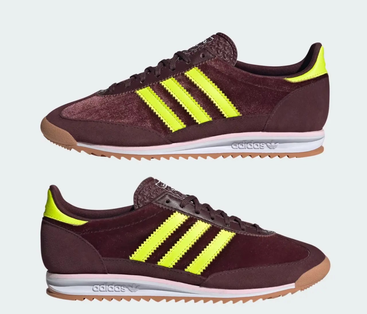 Giày Adidas SL 72 OG 'Aurora Ruby Solar Yellow' JI0195 — ảnh 5