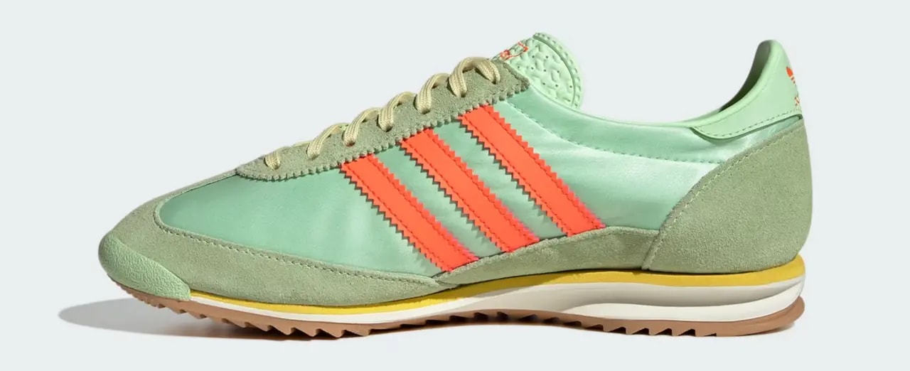 Giày Adidas SL 72 OG 'Semi Green Spark Solar Orange' JI0197 — ảnh 5