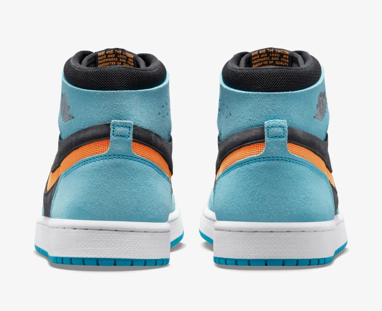 Giày Nike Air Jordan 1 High Zoom Comfort 2 ‘Bleached Aqua Citrus’ DV1307-408 — ảnh 5