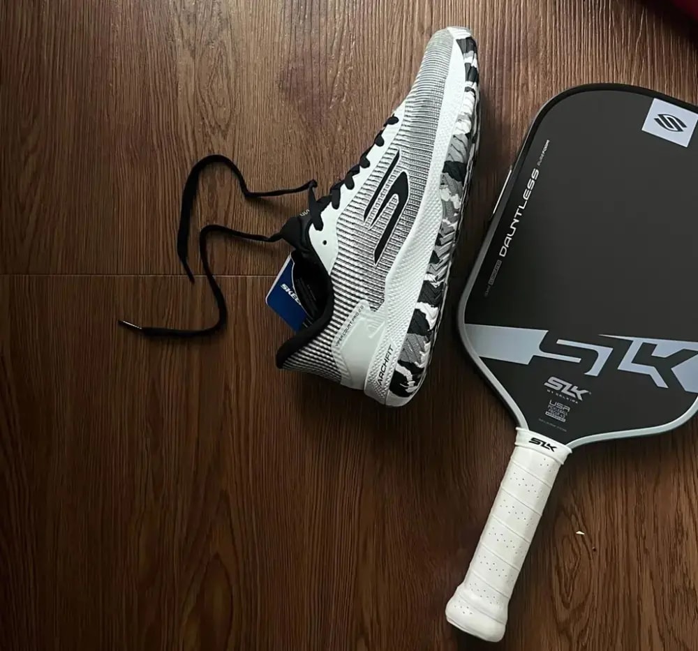 Giày Skechers Viper Court Pro 2.0 'White' 246109-WBK — ảnh 2
