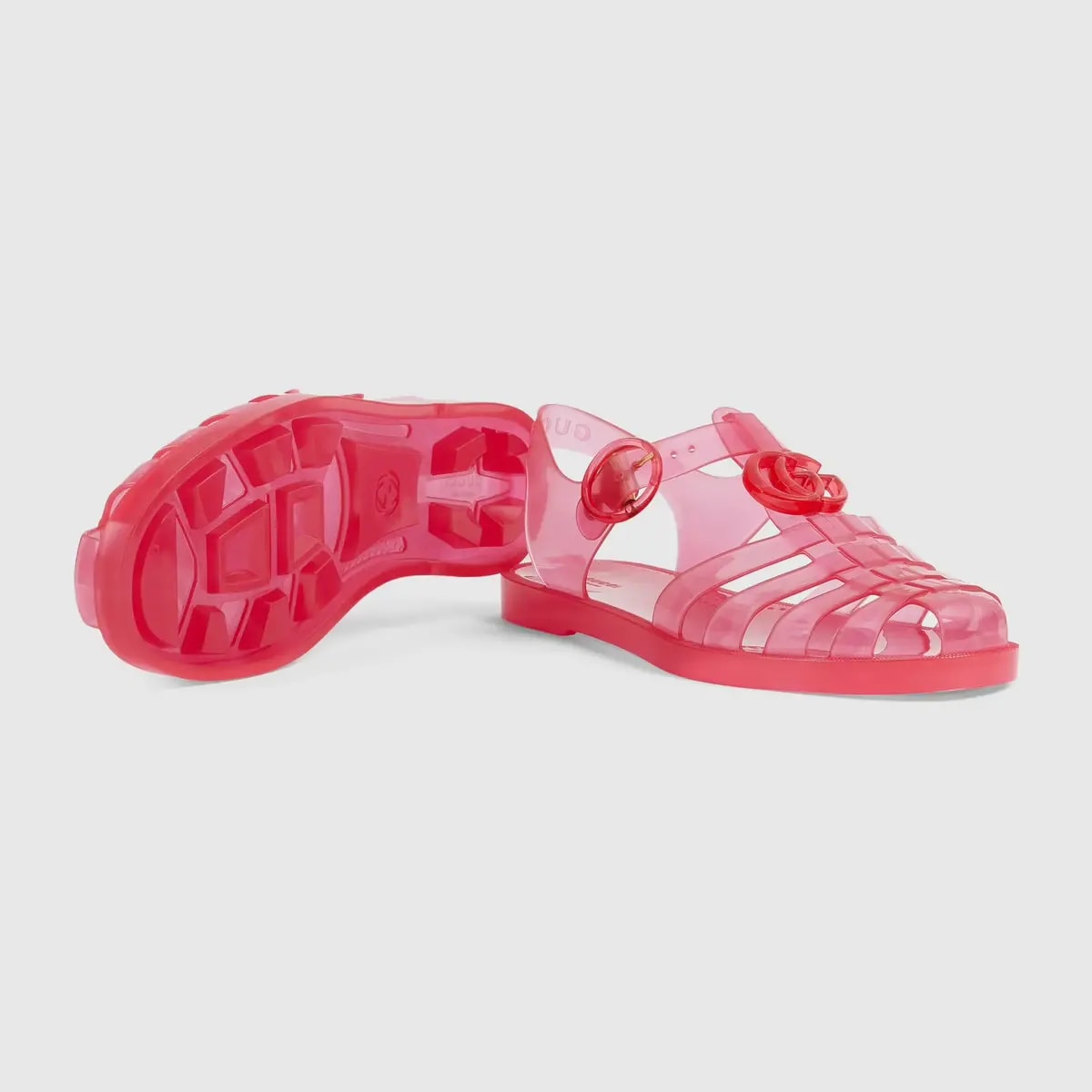 Dép Gucci Sandal With Double G 'Orange Rubber' 676970-JFM00-6656 — ảnh 2