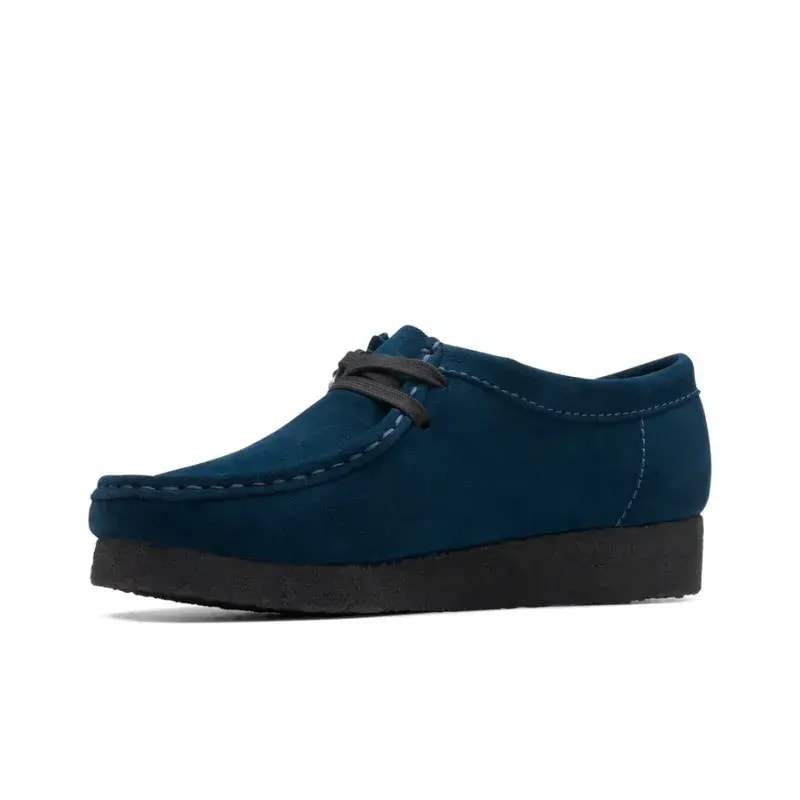 Giày Clarks Originals Wallabee Boot 'Dark Blue' 261732434 — ảnh 5