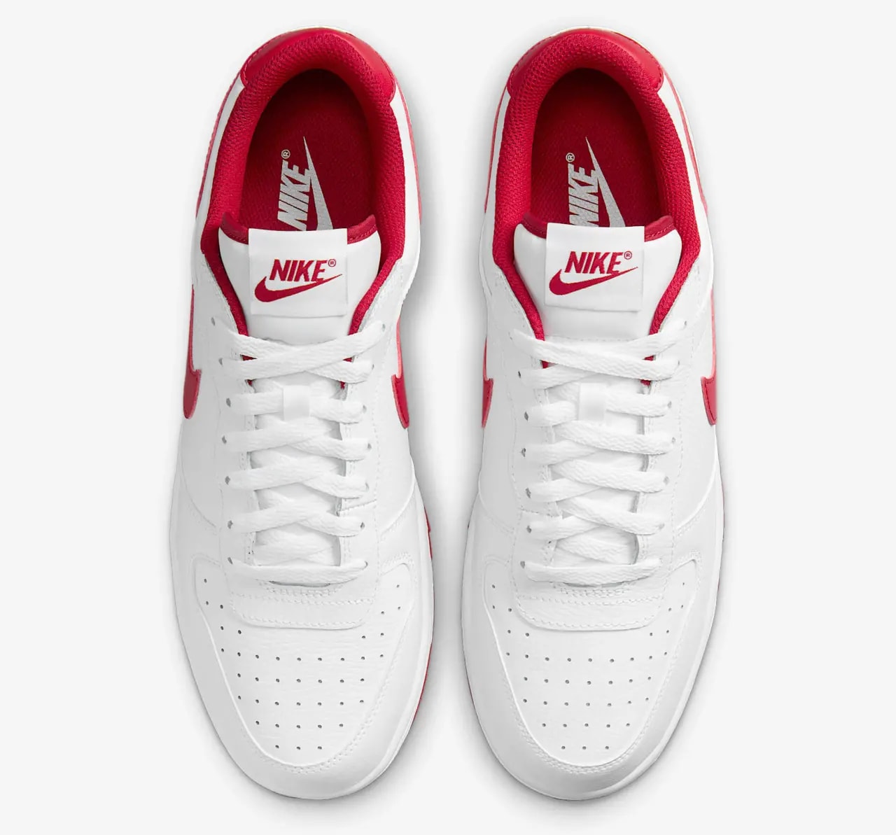 Giày Nike Big Nike Low 'White Gym Red' 355152-150 — ảnh 5