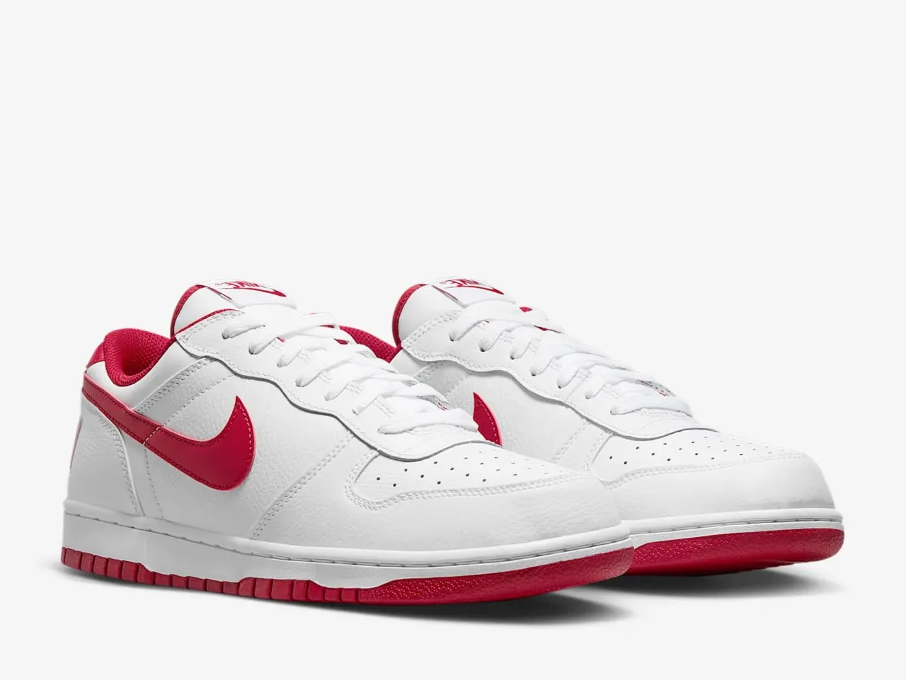 Giày Nike Big Nike Low 'White Gym Red' 355152-150 — ảnh 4