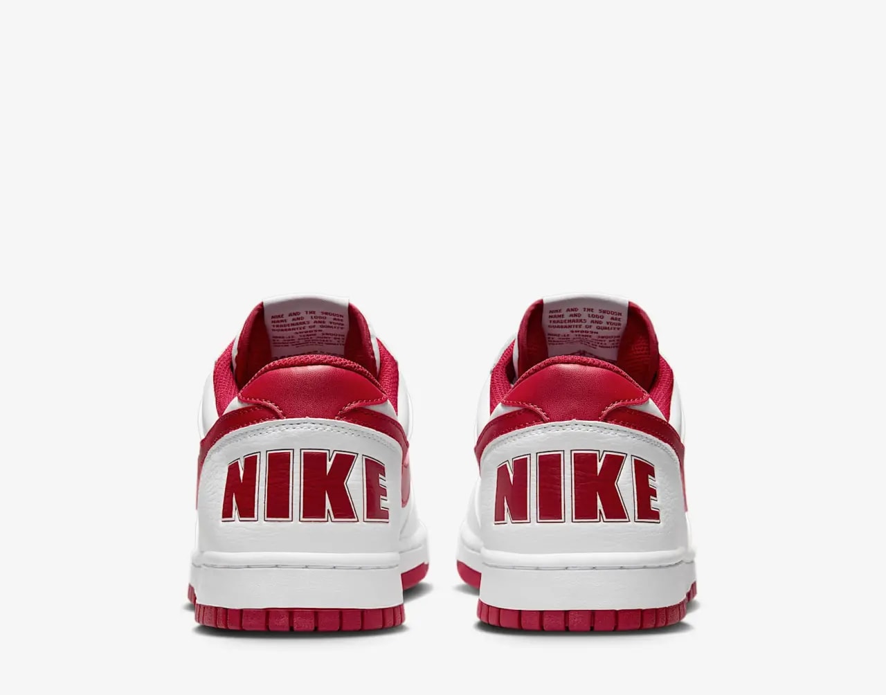 Giày Nike Big Nike Low 'White Gym Red' 355152-150 — ảnh 3