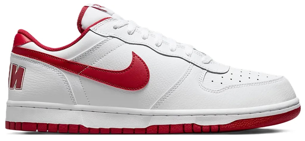 Giày Nike Big Nike Low 'White Gym Red' 355152-150 — kich-thuoc: 41
