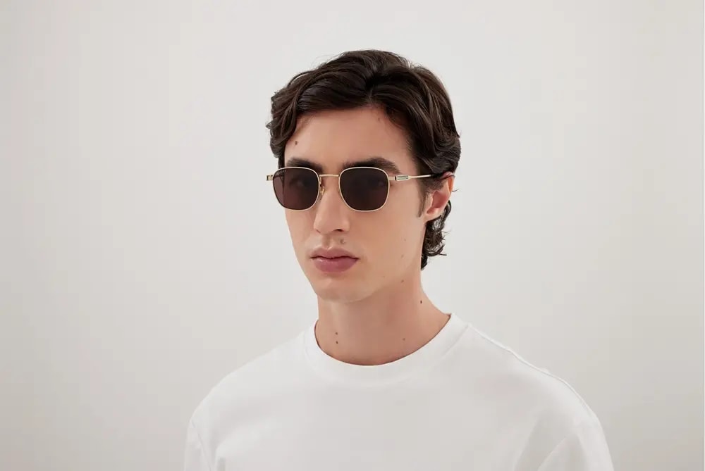 Kính Gucci Sunglasses 'Gold Brown Man' GG1876S-002 — ảnh 2