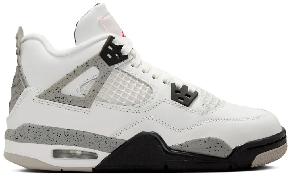Giày Nike Air Jordan 4 Retro 2025 GS 'White Cement' IB4171-100 — kich-thuoc: 37.5