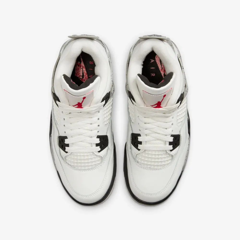 Giày Nike Air Jordan 4 Retro 2025 GS 'White Cement' IB4171-100 — ảnh 4