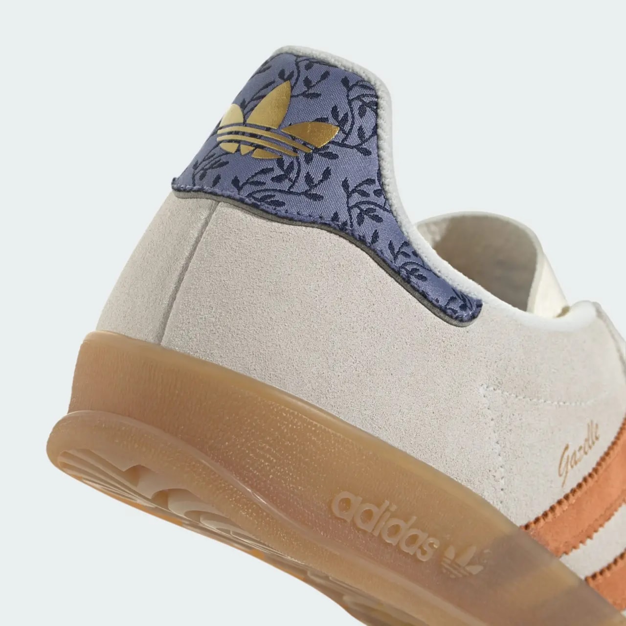 Giày Adidas Gazelle Indoor 'Cream White Blue Orange' JQ0956 — ảnh 4
