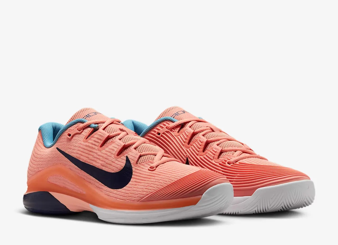 Giày Nike Court Air Zoom Vapor 12 HC 'Apricot Agate Obsidian' FV5552-800 — ảnh 2
