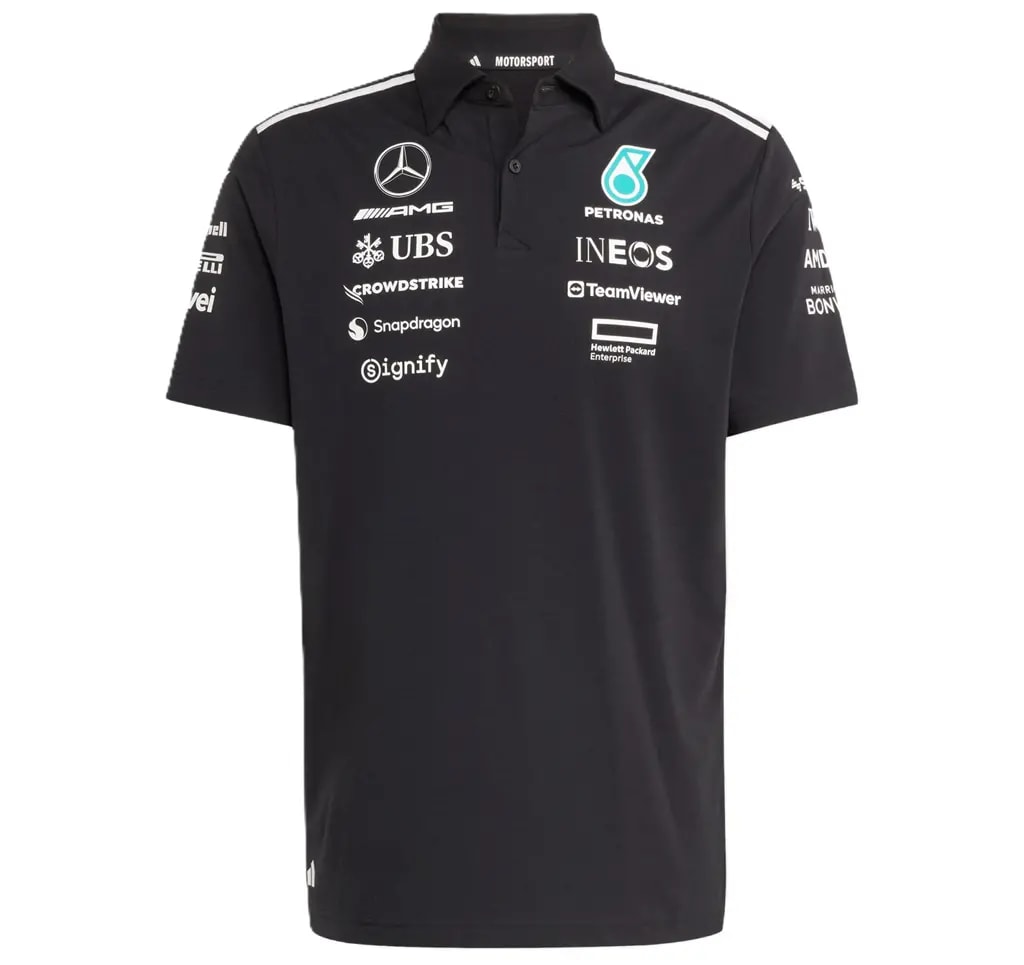 Áo Adidas Mercedes AMG Petronas F1 Team Polo 'Black' JW5391 — kich-thuoc: 2XL