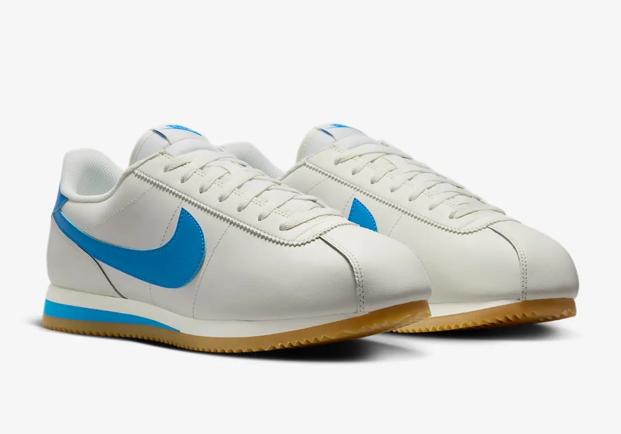 Giày Nike Cortez Leather 'Sail Gum Yellow Light Photo' DM4044-112 — ảnh 4