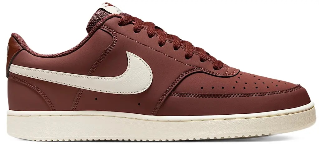 Giày Nike Court Vision Low Premium 'Red Sepia Pale Ivory' HM9429-200 — kich-thuoc: 41