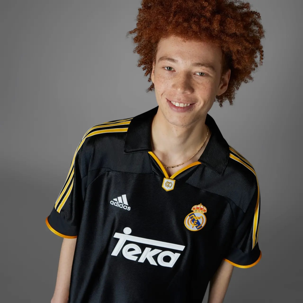 Áo Adidas Real Madrid 99/00 Away Jersey 'Black' JW1992 — ảnh 2