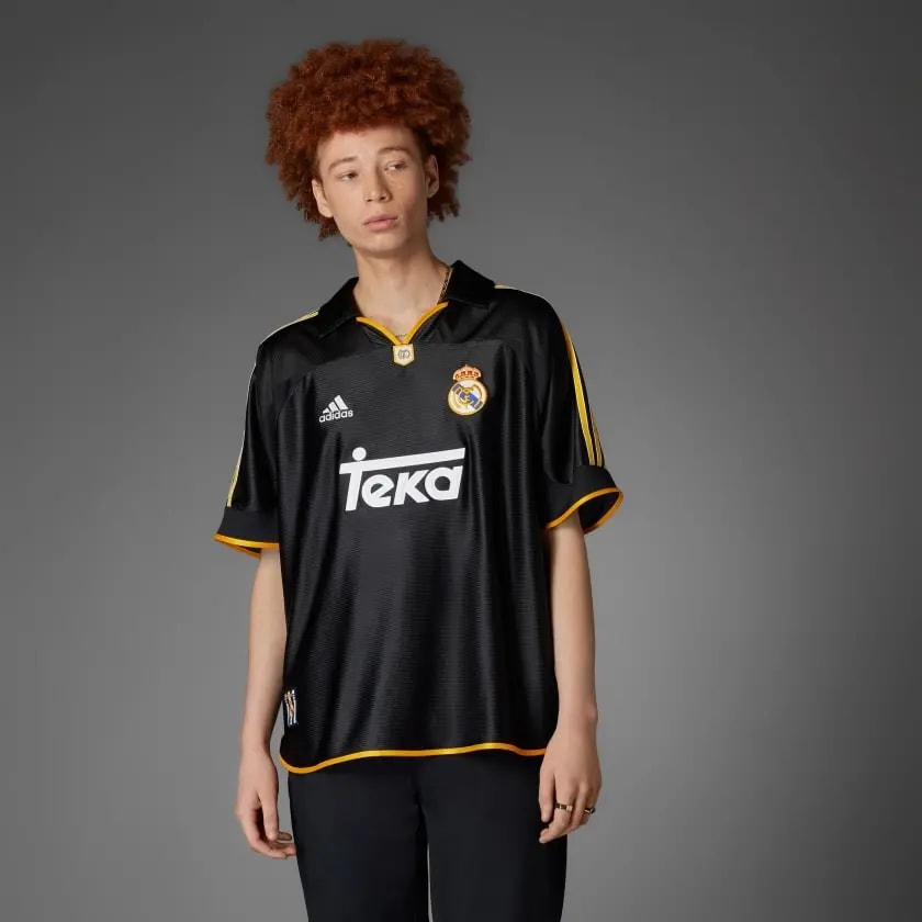 Áo Adidas Real Madrid 99/00 Away Jersey 'Black' JW1992 — ảnh 5